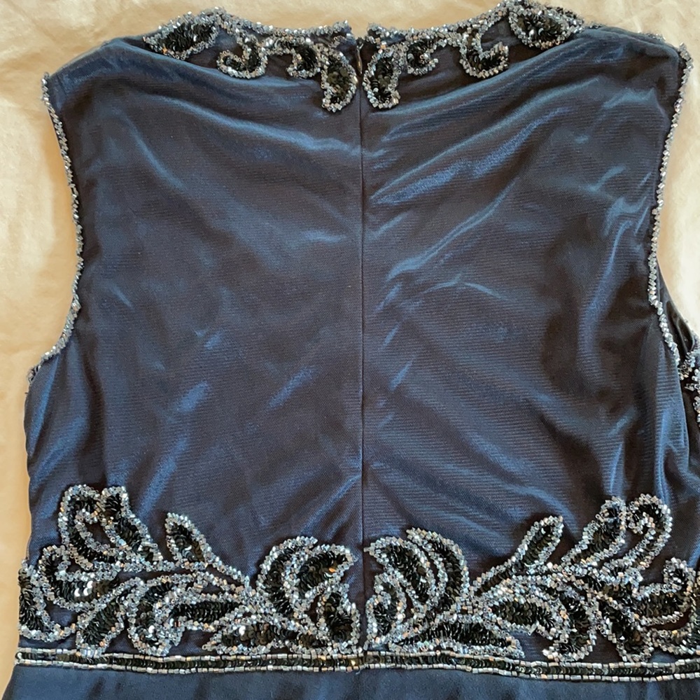 JKARA navy beaded formal gown - Picture 9 of 10
